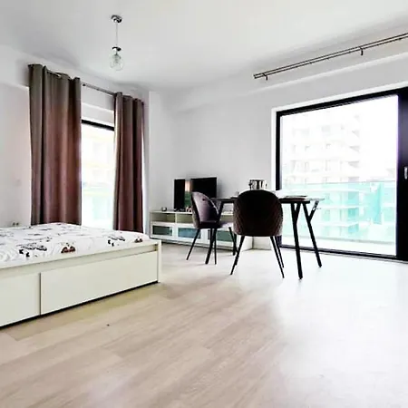 Apartment Dor De Mare - Studio Santorini Mamaia Nord - 100 M Far From The Beach! *